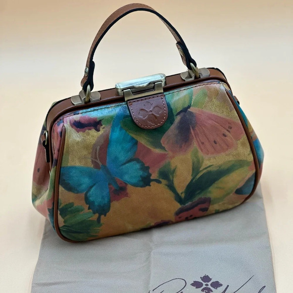 Patricia Nash Handbags - ❌SOLD❌NWT Patricia Nash Gracchi Satchel Watercolor Butterfly Collection